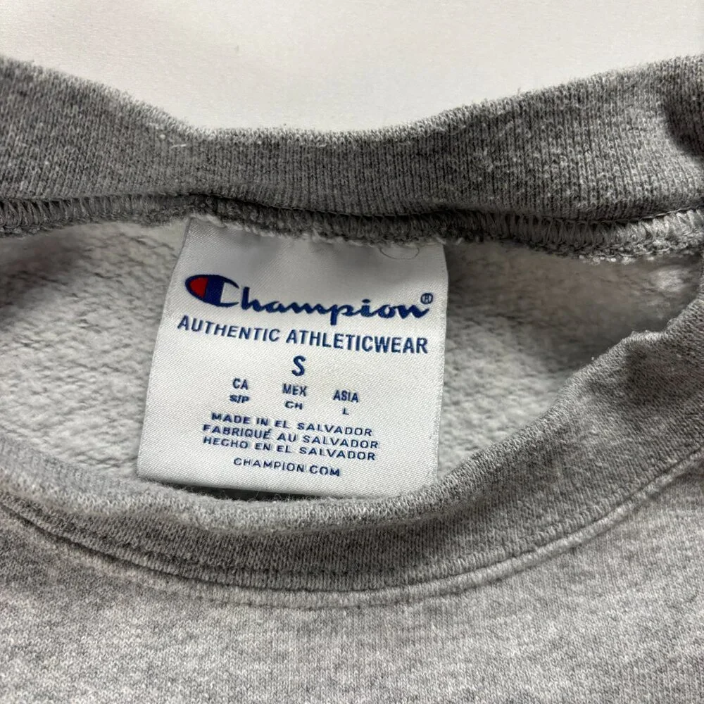 Cornell University Champion Crewneck Sweatshirt Gray Sz S College Ivy League - Picture 4 of 6